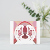 Earth's Embers: Getextureerde wandtapijten van Afr Briefkaart (Staand voorkant)