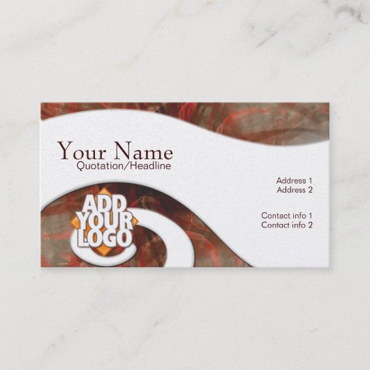 EarthSwirl Speciaal Visitekaartje (Voorkant)