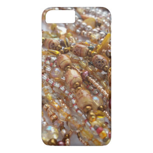 Earthtone Bead Print iPhone 8 Plus / 7 Plus Hoesje