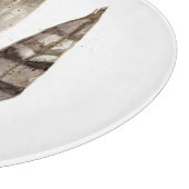 Earthtone Feathers II Snijplank (Hoek)