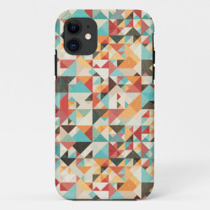 Earthtone Geometric Pattern iPhone 11 Hoesje