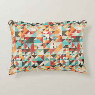 Earthtone Geometric Pattern Decoratief Kussen