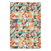 Earthtone Geometric Pattern Mini Klembord (Achterkant)