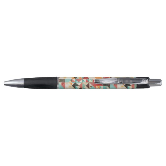 Earthtone Geometric Pattern Pen (Achterkant)