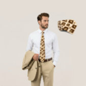 Earthtone Geometry Stropdas