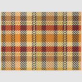 Earthtone Plaid Tissue Paper Tissuepapier (Voorkant)