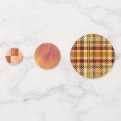 Earthtone Skies Tiles & Plaid Confetti (Devant)