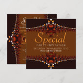 EarthTribe 2 Occassion spéciale Invitation (Devant / Derrière)