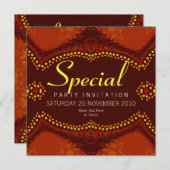 EarthTribe v2 Occassion spéciale Invitation (Devant / Derrière)