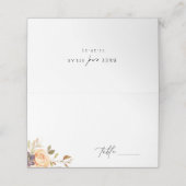 Earthy Autumn Floral Wedding (Buitenkant ongevouwen)