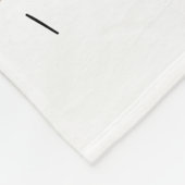 Earthy Boho Rainbow Milestone Fleece Baby Blanket (Hoek)