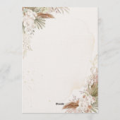 Earthy Botanical Wedding Invitation | Customizable (Dos)