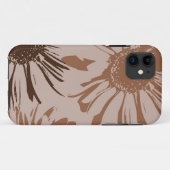 Earthy Brown Gerbera Flowers Case-Mate iPhone Case (Achterkant (horizontaal))