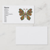 Earthy Butterfly Visitekaartje (Voorkant / Achterkant)