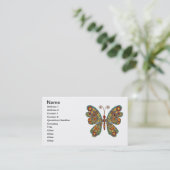 Earthy Butterfly Visitekaartje (Staand voorkant)