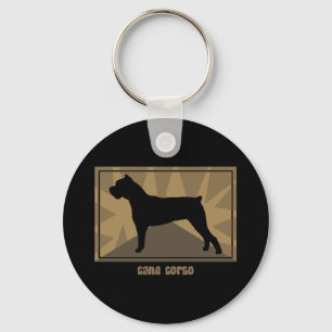 Earthy Cane Corso Sleutelhanger