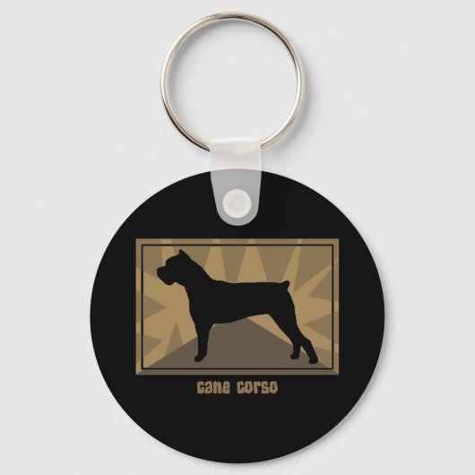 Earthy Cane Corso Sleutelhanger (Voorkant)