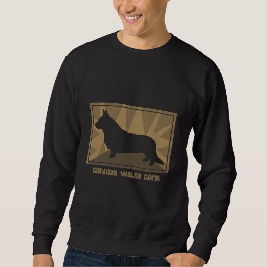 Earthy Cardigan Welsh Corgi Sweatshirt (Voorkant)