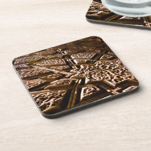 Earthy Clay Stars Bier Onderzetter