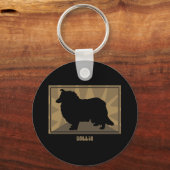 Earthy Collie Sleutelhanger (Voorkant)