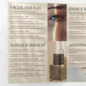 Earthy Elegance Logo Beauté, Brochure d'ivoire Spa (Intérieur en premier)