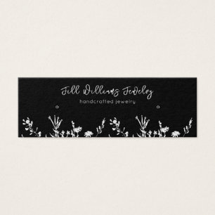 Earthy Floral ・ Earring Hoops Studs Display Kaart