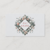 Earthy Floral Vine Place Card Plaatskaartje (Achterkant)