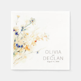 Earthy Flowers Herfst Event Elegant Servet