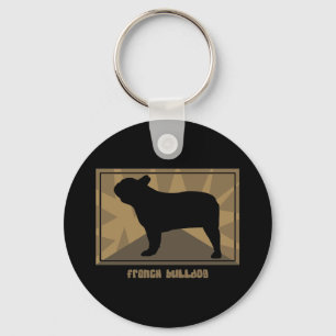 Earthy French Bulldog Sleutelhanger