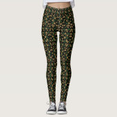 Earthy Geometric Mosaic Pattern Leggings (Voorkant)