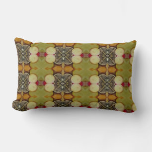 Earthy Green patterned Kussen
