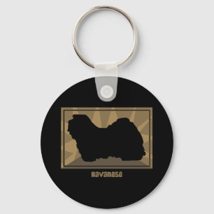 Earthy Havanese Sleutelhanger