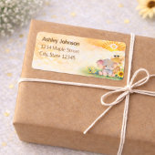 Earthy Jungle Sun Celebration Mark Etiket