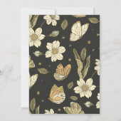 Earthy Moody Girls Baby shower Invitation (Dos)