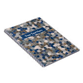 Earthy Multicolored Pattern Notitieboek (Rechterzijde)