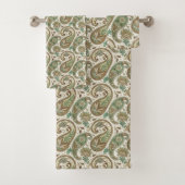 Earthy Paisley Towel Boho Gift for Grandparents (En situation)