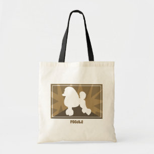 Earthy Poodle Bag Tote Bag