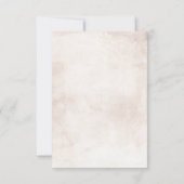 Earthy Shades Baby shower Floral Merci (Dos)