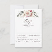 Earthy Shades Foliage Boho Wedding RSVP (Devant)
