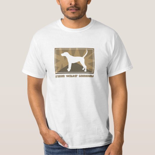 Earthy Treeing Walker Coonhound T-shirt (Voorkant)