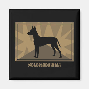Earthy Xoloitzcuintli Magnet Magneet