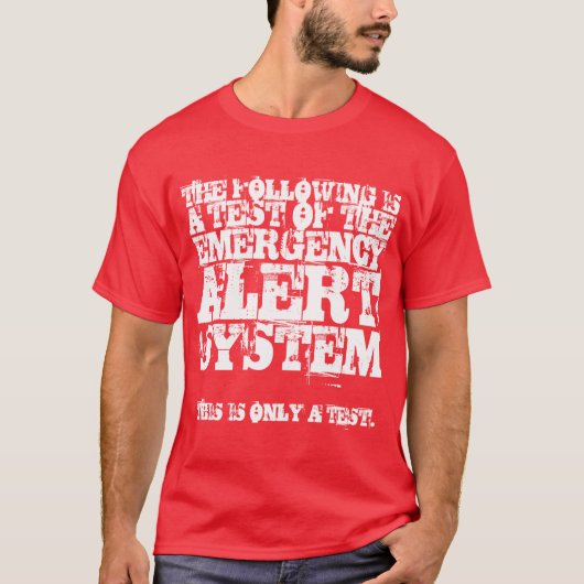 EAS-test (wit) (DUBBELE ZIJDE!) T-shirt (Voorkant)