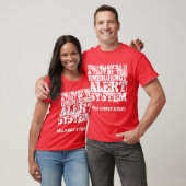 EAS-test (wit) (DUBBELE ZIJDE!) T-shirt (Unisex)