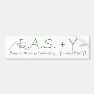 EAS+Y-Bumpersticker Bumpersticker