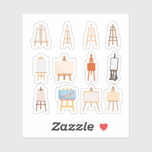 Easel Stickers (Vel)