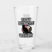 Easily Distracted by Cats and Beer Glas (Voorkant)