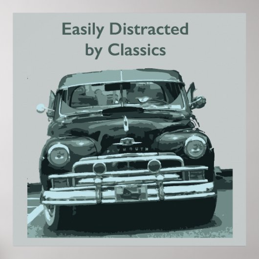 Easily Distracted by Classics Poster (Voorkant)