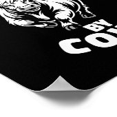 Easily Distracted By Cows Western Highland Cow Poster (Hoek)