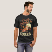 Easily distracted by Foxes T-shirt (Voorkant volledig)