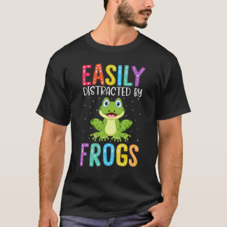 Easily Distracted By Frogs  Frog T-shirt